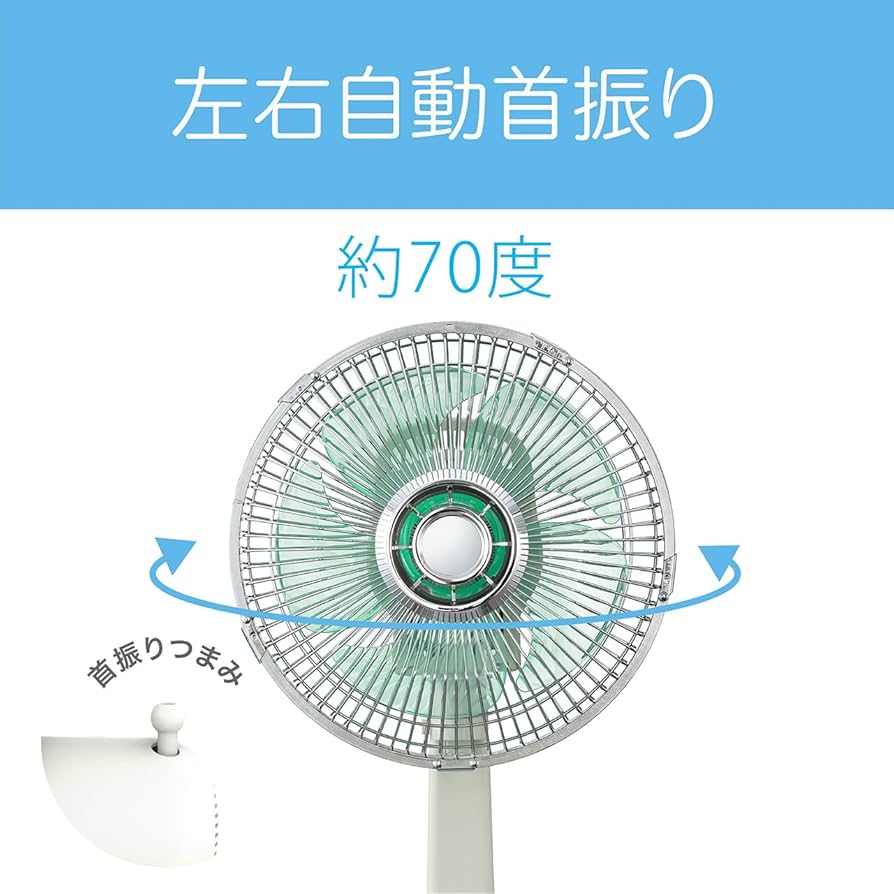 Amazon | コイズミ 扇風機 ミニ 風量3段階 首振り オフタイマー